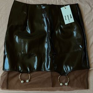 ZYA Leather skirt